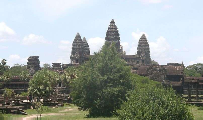 In Cambodja bezoek je uiteraard ook Angkor wat