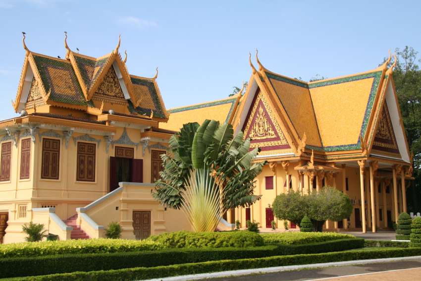 Het koninklijk paleis in Phnom Penh