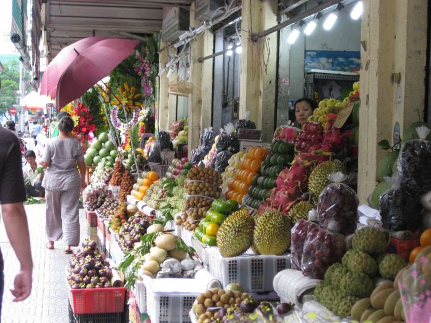 Een bezoek aan de Ben Thanh markt is zeker de moeite waard in Saigon<br>