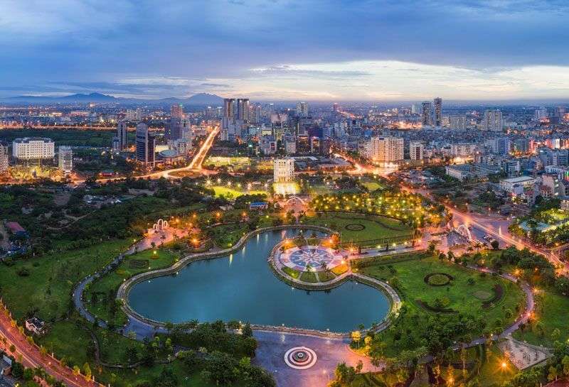 De levendige stad Hanoi<br>