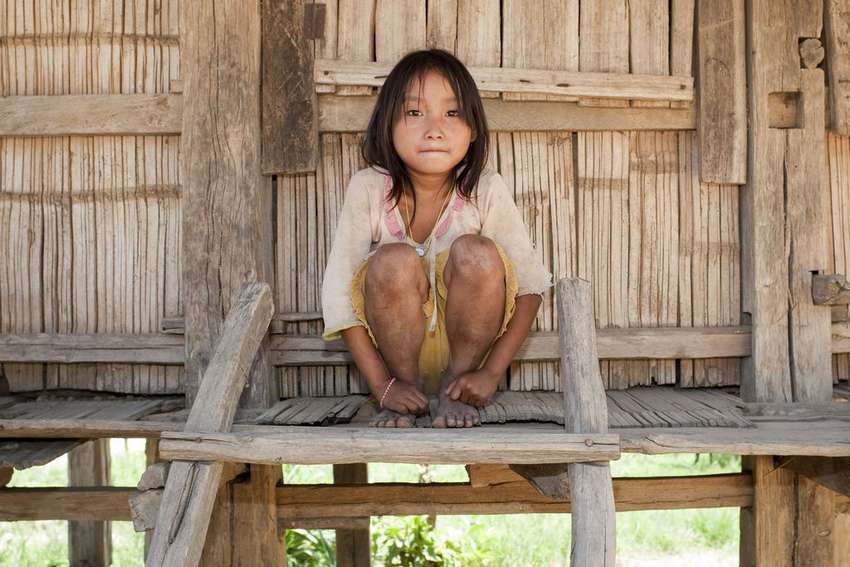 Op het platteland van Laos