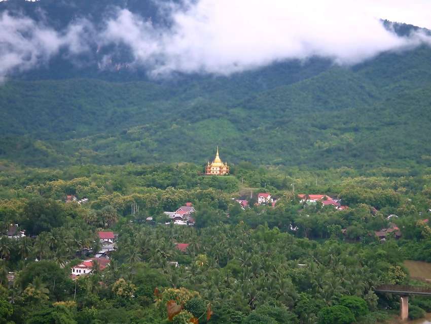 Luang Prabang uit de lucht