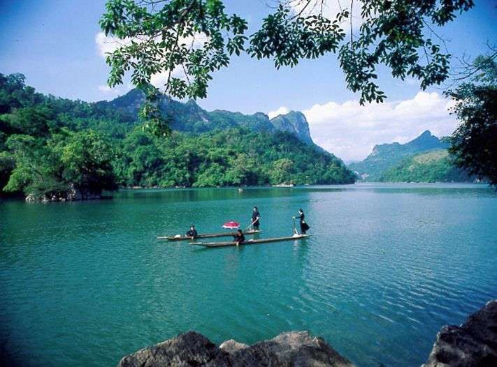 Ba Be national park in Vietnam