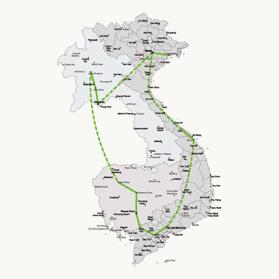 De route van je rondreis <br>